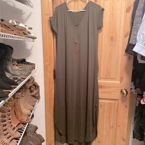Army Green Maxi